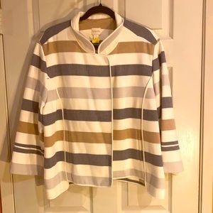 Chico’s Wide striped  jacket